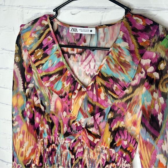 Zara XS sheer top - Picture 4 of 7